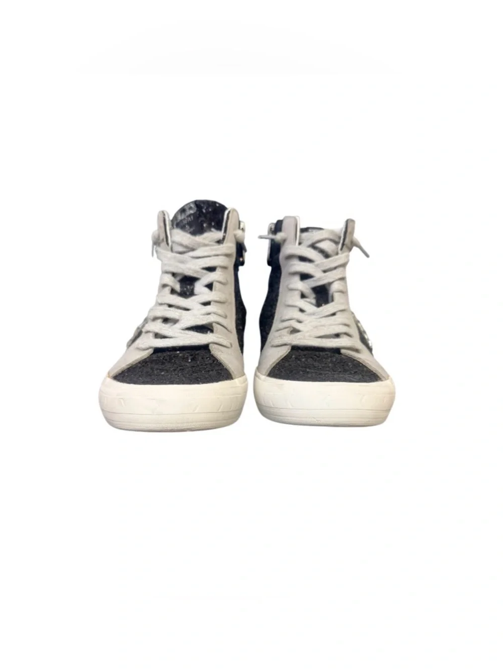VINTAGE HAVANA Leona glitter high top sneakers women’s tennis shoes size 6 - Picture 11 of 17